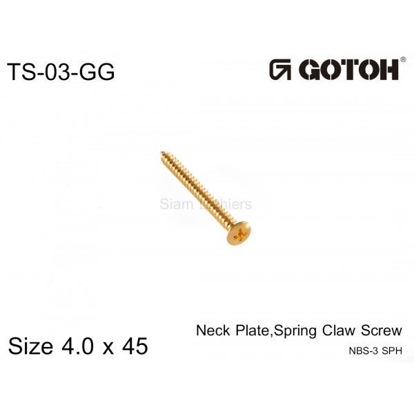 น๊อต Neck Plate Gotoh TS-03-GG 4x45
